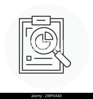 Analysis, Data Analysis Vector illustration Icon Design Stock Vector