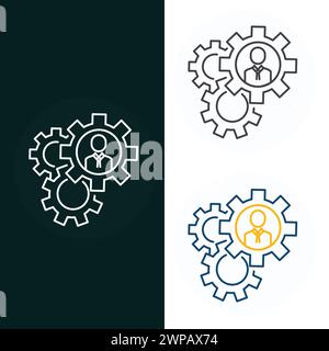Management Vector Illustration Icon Design Stock Vector