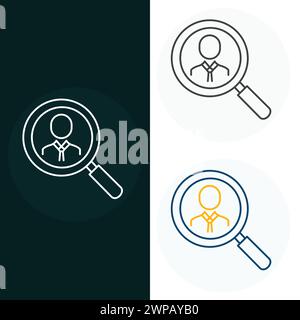 Background Check Vector Illustration Icon Design Stock Vector