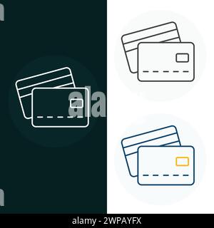 Credit Card Vector Illustration Icon Design Stock Vector