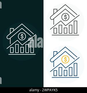 Investment Growth Vector Illustration Icon Design Stock Vector