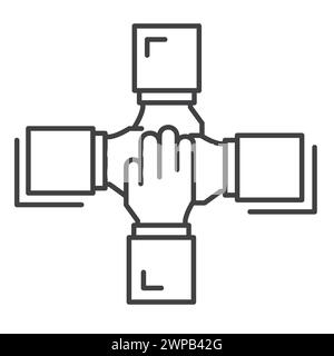 Teamwork Vector Illustration Icon Design Stock Vector