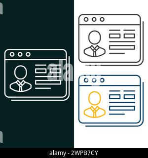 Online Form Vector Illustration Icon Design Stock Vector