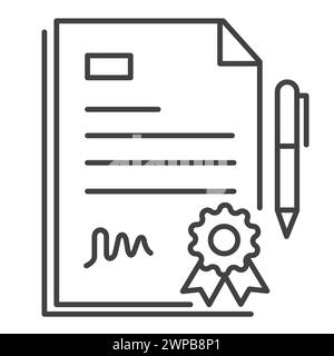Certificate Vector Illustration Icon Design Stock Vector