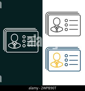Contacts Vector Illustration Icon Design Stock Vector