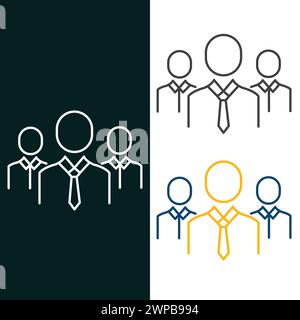 Team Workforce Vector Icon Design Stock Vector