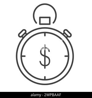 Value of Time Vector Icon Design Stock Vector