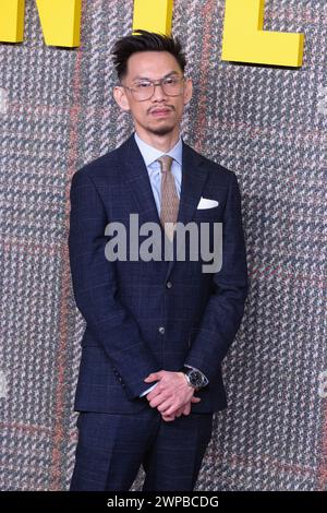 London, UK. March 5th, 2024. Michael Vu attends THE GENTLEMEN UK Series Global Premiere Arrivals at Theatre Royal, Drury Lane on March 05, 2024 in London, UK.  Credit: S.A.M./Alamy Live News Stock Photo