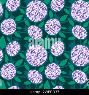 Summer fruit seamless pomegranate pattern for wrapping paper and fabrics and linens and kids clothes print and festive packaging and fashion textiles Stock Photo