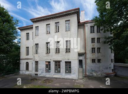 Greek Catholic Church of the Basilian Sisters, currently the library of the University of Forestry, Lviv, Ukraine Stock Photo