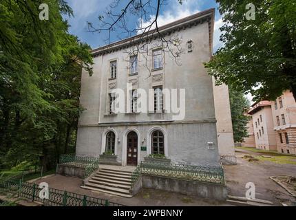 Greek Catholic Church of the Basilian Sisters, currently the library of the University of Forestry, Lviv, Ukraine Stock Photo