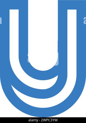 letter U logo vector illustration design Stock Vector