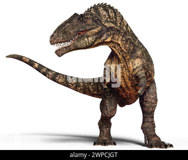 Gigantosaurus is a dubious genus of sauropod dinosaur from the Late Jurassic Kimmeridge Clay Formation of England. Stock Photo