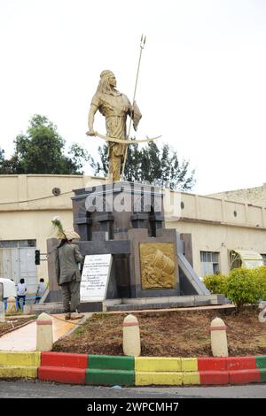 King tewodros ii statue hi-res stock photography and images