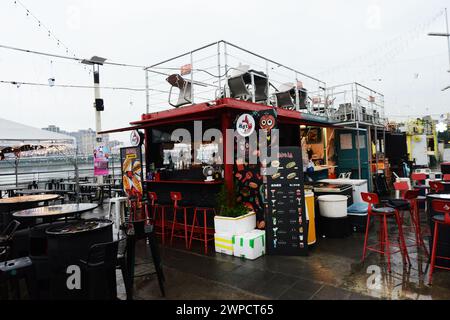 The Dadaocheng Pier Plaza in Taipei, Taiwan. Stock Photo