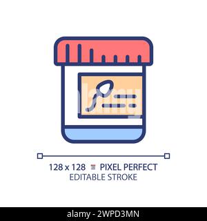 Sperm collection RGB color icon Stock Vector