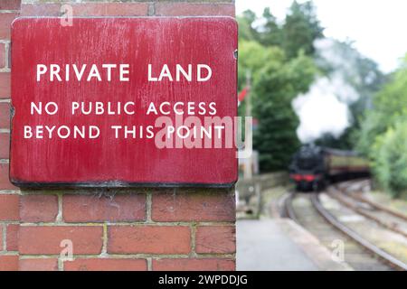 UK, Cumbria, Lakeside Station, steam train on the Haverthwaite railway. Stock Photo