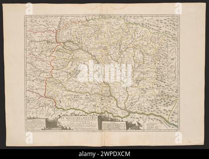 Generalities Map A 1763 map by Jean Beauin depicting the northern parts of the ...