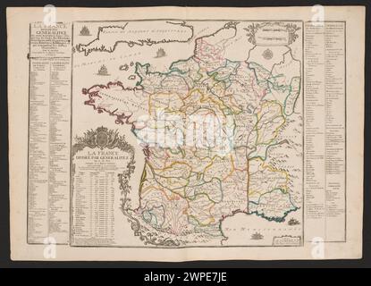 Generalities Map Vintage map depicting territorial boundaries of Mexico and United ...