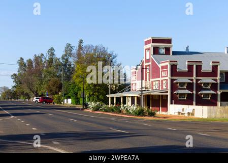 The historic Warroo Shire Hall Surat Maranoa Region Queensland Australia Stock Photo