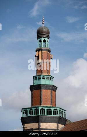 Central Jamia Mosque, Small Heath, Birmingham, UK Stock Photo