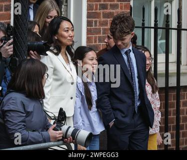 Lucia Hunt wife of Chancellor of the Exchequer Jeremy Hunt in Fordham ...