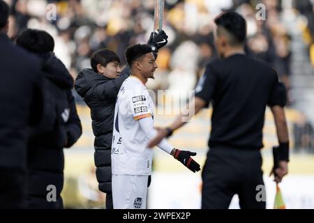 Gwangju, South Korea; 2nd March 2024.   Former Manchester United player Jesse Lingard makes his debut for FC Seoul Stock Photo