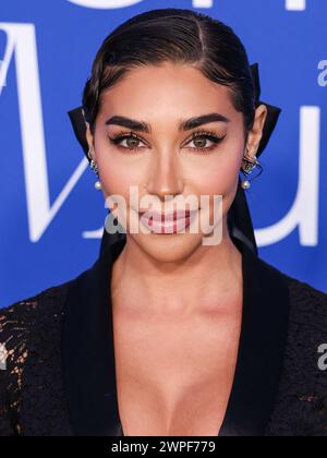 INGLEWOOD, LOS ANGELES, CALIFORNIA, USA - MARCH 06: Chantel Jeffries arrives at the 2024 Billboard Women In Music held at the YouTube Theater at SoFi Stadium on March 6, 2024 in Inglewood, Los Angeles, California, United States. (Photo by Xavier Collin/Image Press Agency) Stock Photo