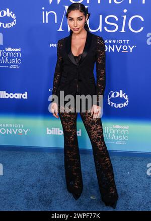 INGLEWOOD, LOS ANGELES, CALIFORNIA, USA - MARCH 06: Chantel Jeffries arrives at the 2024 Billboard Women In Music held at the YouTube Theater at SoFi Stadium on March 6, 2024 in Inglewood, Los Angeles, California, United States. (Photo by Xavier Collin/Image Press Agency) Stock Photo