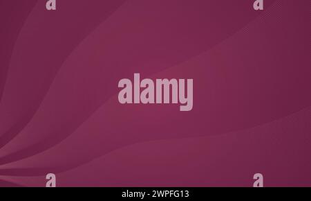 Streams of luminous lines form a wave pattern of light glowing light on isolated purple background. Vector illustration in futuristic style, science, Stock Vector