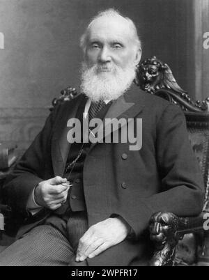 WILLIAM THOMSON, 1st BARON KElvIN (1824-1907)  British mathematical physicist  ib whose honour absolute temperatures are stated in units of Kelvin Stock Photo