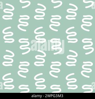 Vector seamless pattern of abstract lines Stock Vector