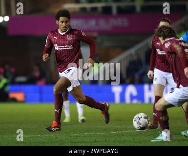 Peterborough, UK. 05th Mar, 2024. William Hondermarck (NT) at the Peterborough United v Northampton Town EFL League One match, at the Weston Homes Stadium, Peterborough, Cambridgeshire, on 5th March, 2024. Credit: Paul Marriott/Alamy Live News Stock Photo