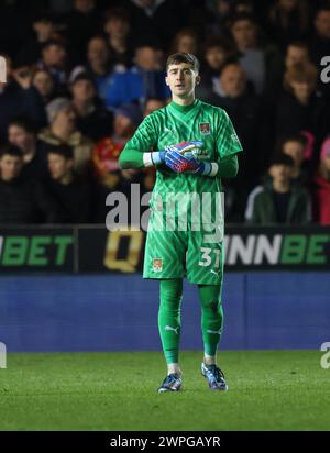 Peterborough, UK. 05th Mar, 2024. Louie Moulden (NT) at the Peterborough United v Northampton Town EFL League One match, at the Weston Homes Stadium, Peterborough, Cambridgeshire, on 5th March, 2024. Credit: Paul Marriott/Alamy Live News Stock Photo