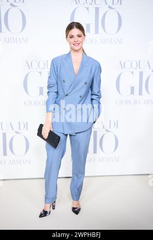 March 7, 2024, Madrid, Madrid, Spain: Manuela Velasco attends â€˜ACQUA DI GIOâ€™ By Giorgio Armani - Photocall at Matadero on March 7, 2024 in Madrid, Spain (Credit Image: © Jack Abuin/ZUMA Press Wire) EDITORIAL USAGE ONLY! Not for Commercial USAGE! Stock Photo