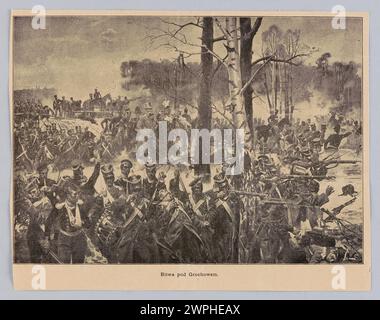 Image reproduction: Wojciech Kossak (1856-1942), Battle of Grochów [Olszynka Grochowska];  around 1920 (1915-00-00-1925-00-00); Stock Photo