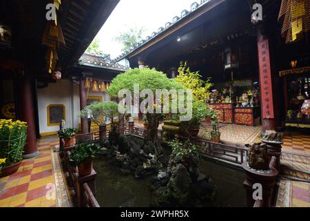 The beautiful Quan Cong Temple in the old town of Hoi An, Vietnam. Stock Photo