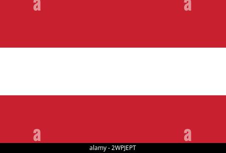 National Flag of Austria, Austria sign, Austria Flag Stock Vector