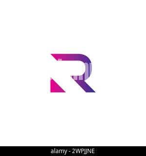 R Modern Logo. Letter R Icon Stock Vector