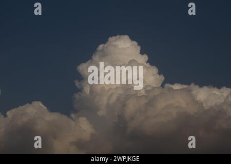 beautiful serene clouds in the sky Stock Photo