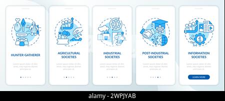 Types of society onboarding mobile app screen Stock Vector Image & Art ...