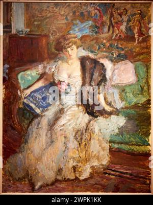 'Misia Godebska', 1908, Pierre Bonnard (1867-1947), Thyssen Bornemisza Museum, Madrid, Spain, Europe Stock Photo