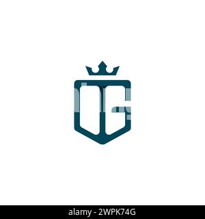 OG Crown Logo. Letter OG Icon Stock Vector