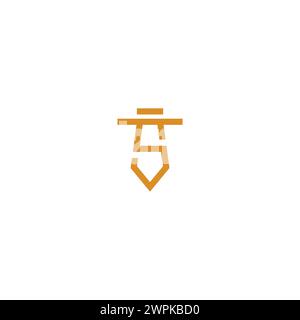 ST Logo Simple. Letter S Icon Stock Vector