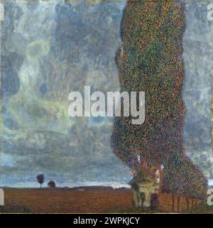 Gustav Klimt - Approaching Thunderstorm (The Large Poplar II) Stock Photo