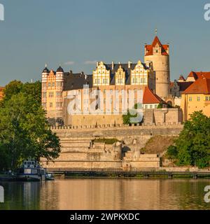 Bernburg Castle, Bernburg, Saaletal (Saale Valley), Saxony-Anhalt, Germany, Europe Stock Photo