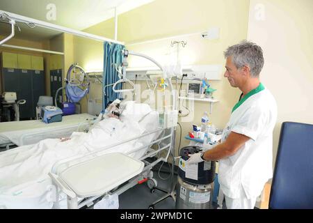 Ospedali e medici, pronto soccorso e ambulanza sanità Stock Photo
