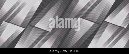 Abstract waving black circles lines technology white background. glowing lines shiny geometric shape technology concept, for banner, website, header Stock Vector