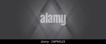 Abstract waving black circles lines technology white background. glowing lines shiny geometric shape technology concept, for banner, website, header Stock Vector