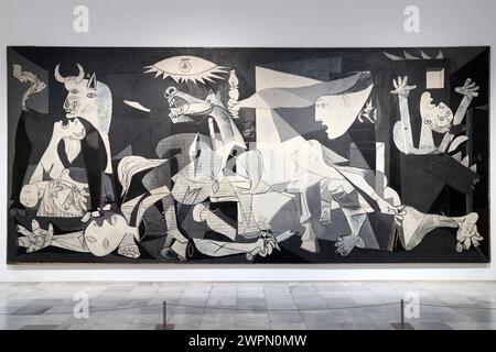 Guernica, 1937, Pablo Picasso (1881-1973), Reina Sofia Museum, Madrid Stock Photo